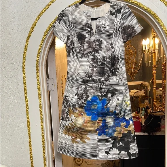 Lourdes Chavez 100% Silk DressSize S/MMade in USAFloral Cocktail Dress